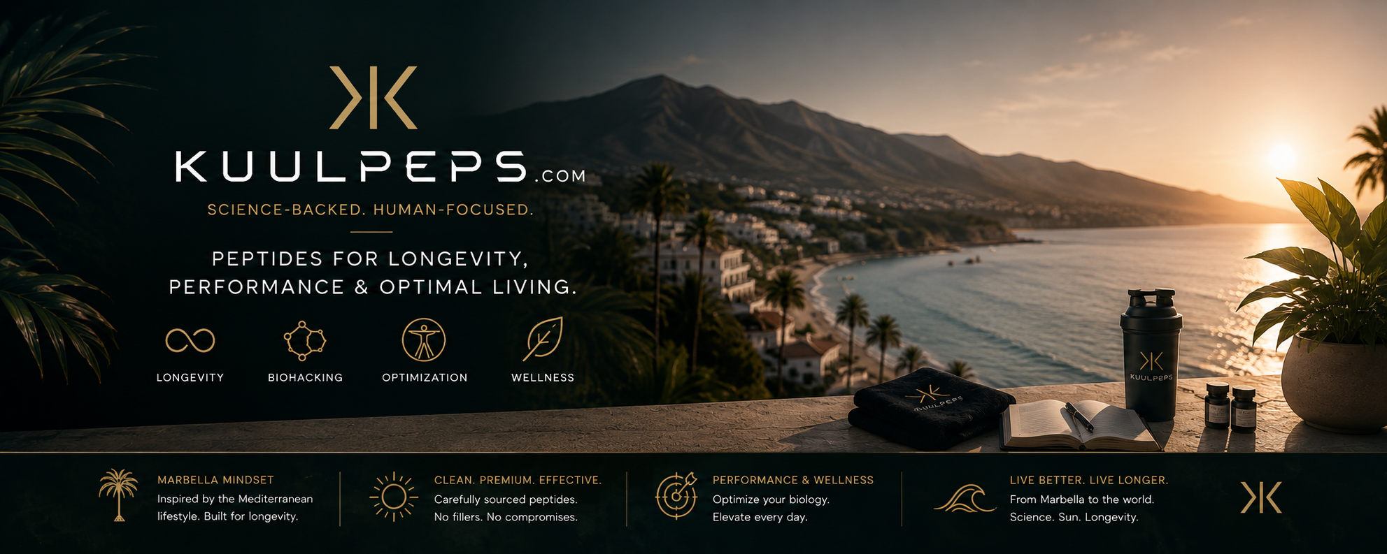 KUULPEPS.com — Science-backed peptides for longevity, performance and optimal living from Marbella